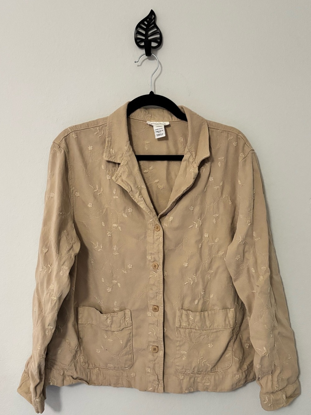 🌿 Jones New York Sport Embroidered Chore Jacket 🌿